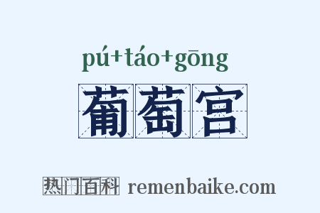 葡萄宫是什么意思的图片